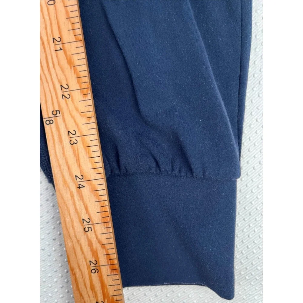 Athleta Women's Powervita Salutation Jogger Pants Elasic Waist Navy Blue Size XS - Picture 2 of 9